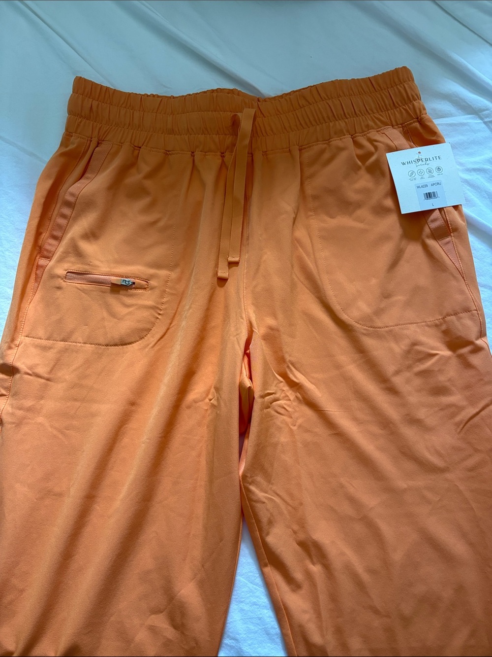 WhisperLite Orange Scrub Pants - Picture 2 of 5